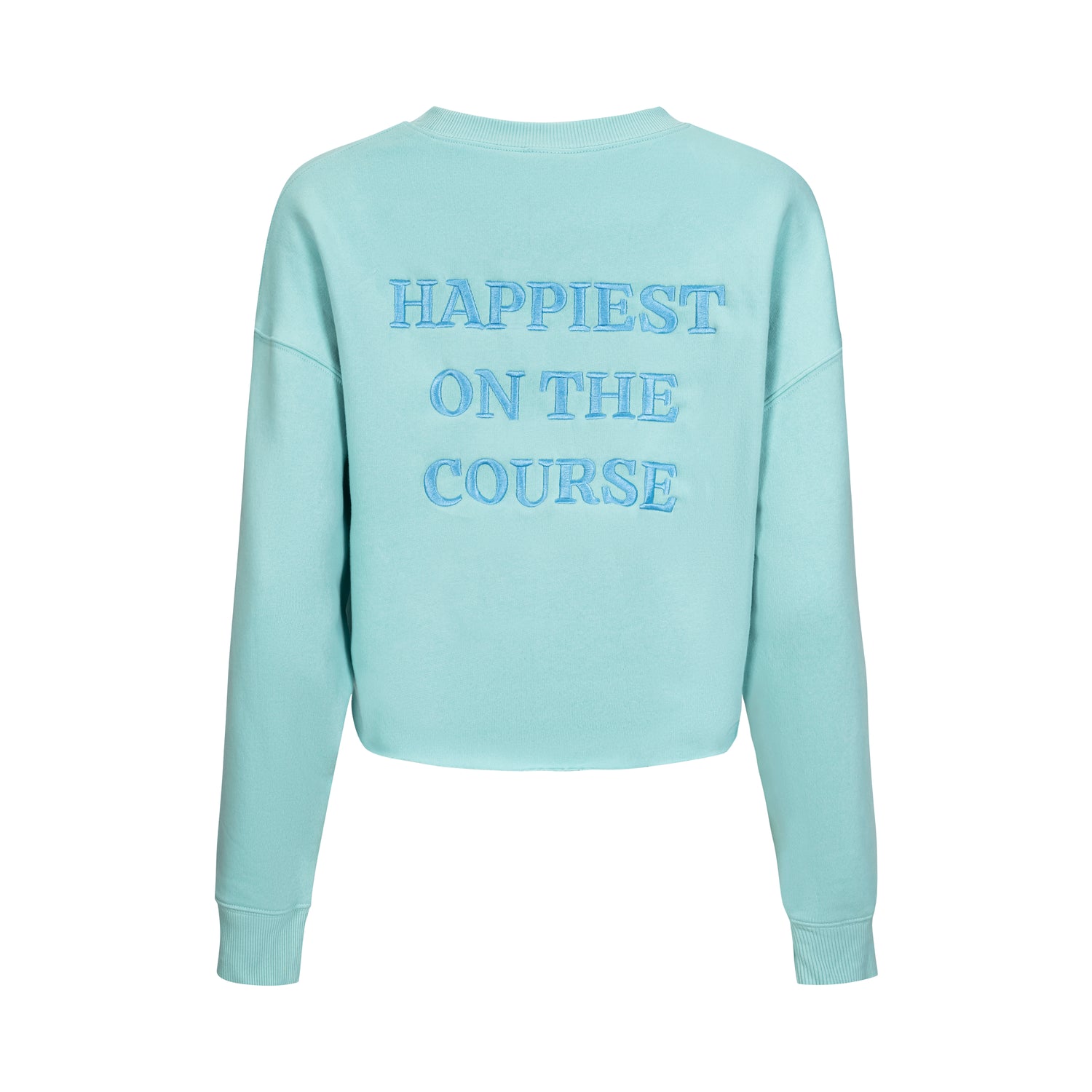 Happiest on the Course Cropped Crewneck