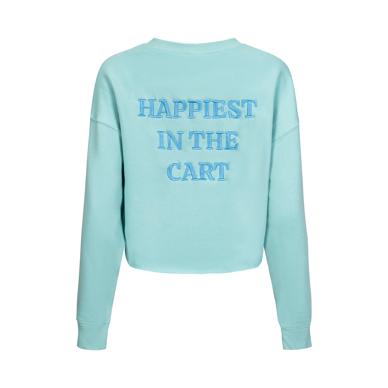 Happiest in the Cart Cropped Crewneck