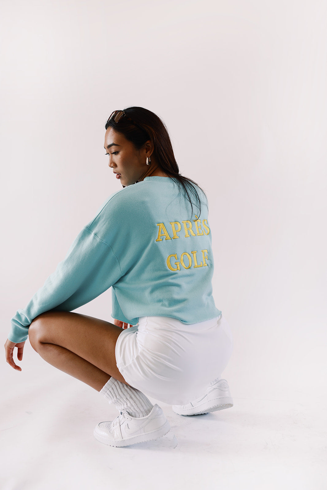 Après Golf Cropped Crewneck