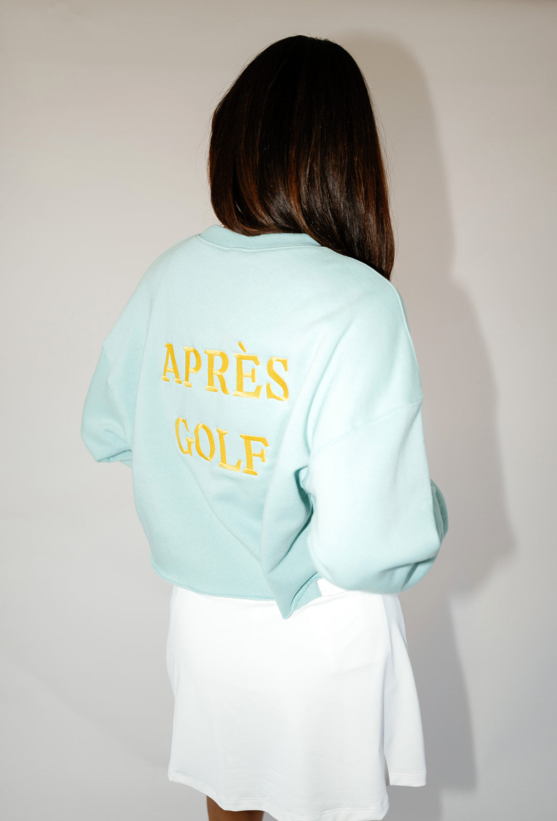 Après Golf Cropped Crewneck